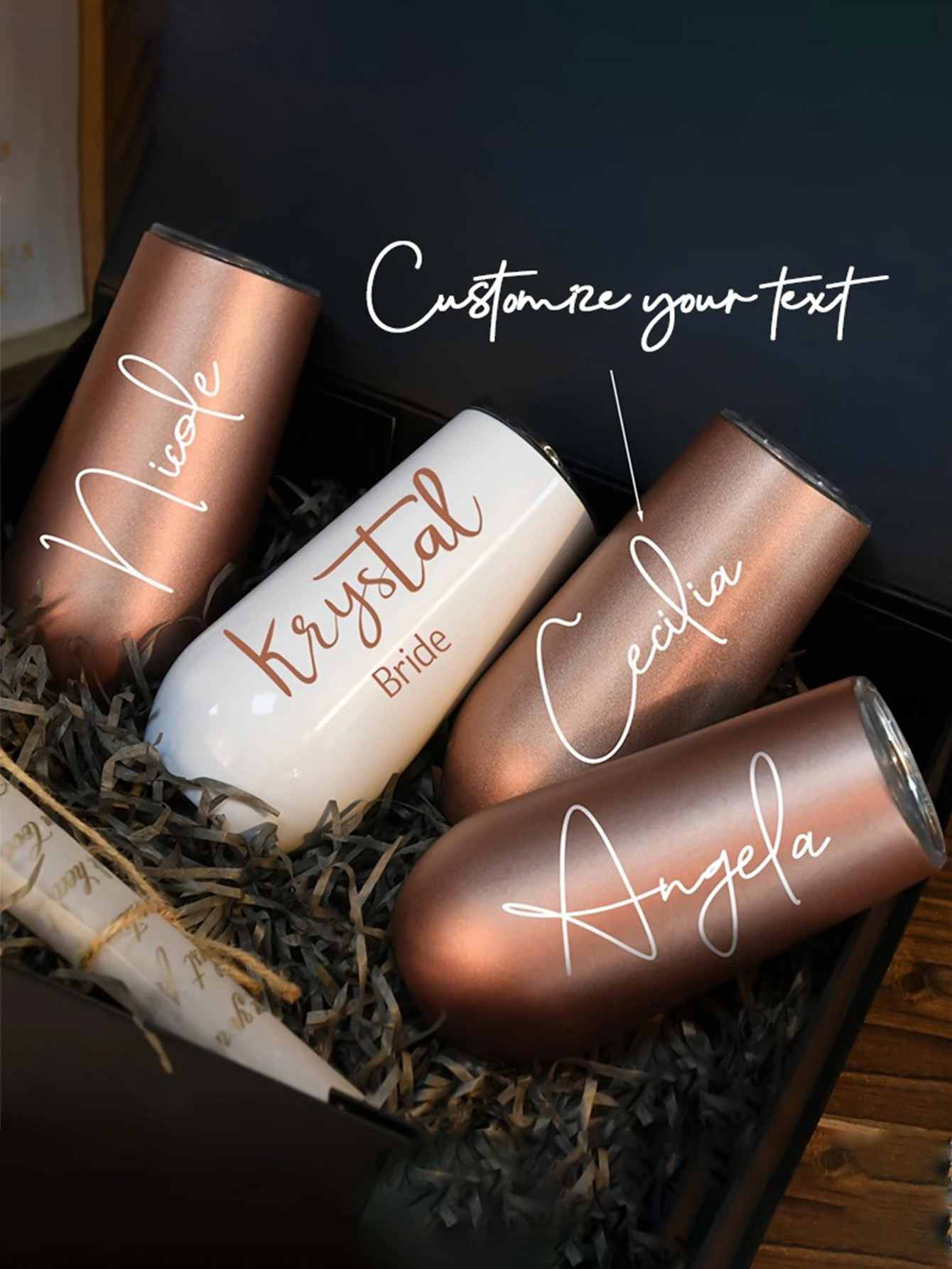 Personalized UV-Printed Bridesmaid Tumbler